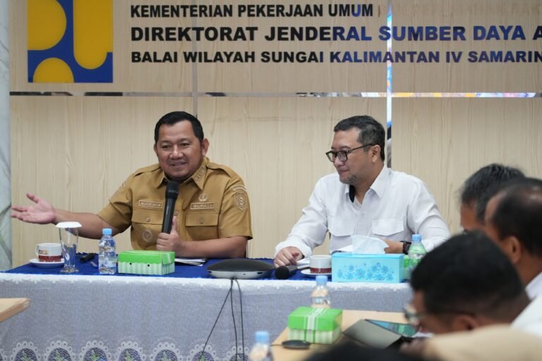 Bupati Mudyat Audiensi dengan BWS Kalimantan IV, Bahas Air Bersih dan Pengendalian Banjir