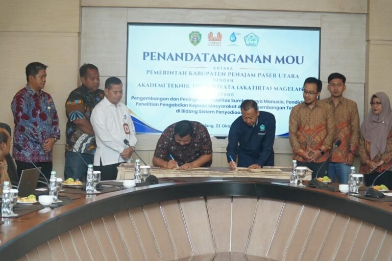 Pemkab PPU Gandeng Akatirta Magelang, Perkuat SDM Teknologi Air dan Lingkungan